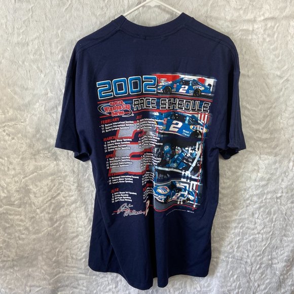 Vintage 2002 Rusty Wallace Race Schedule Nascar Winston Cup  #2 Miller Lite - Picture 5 of 6